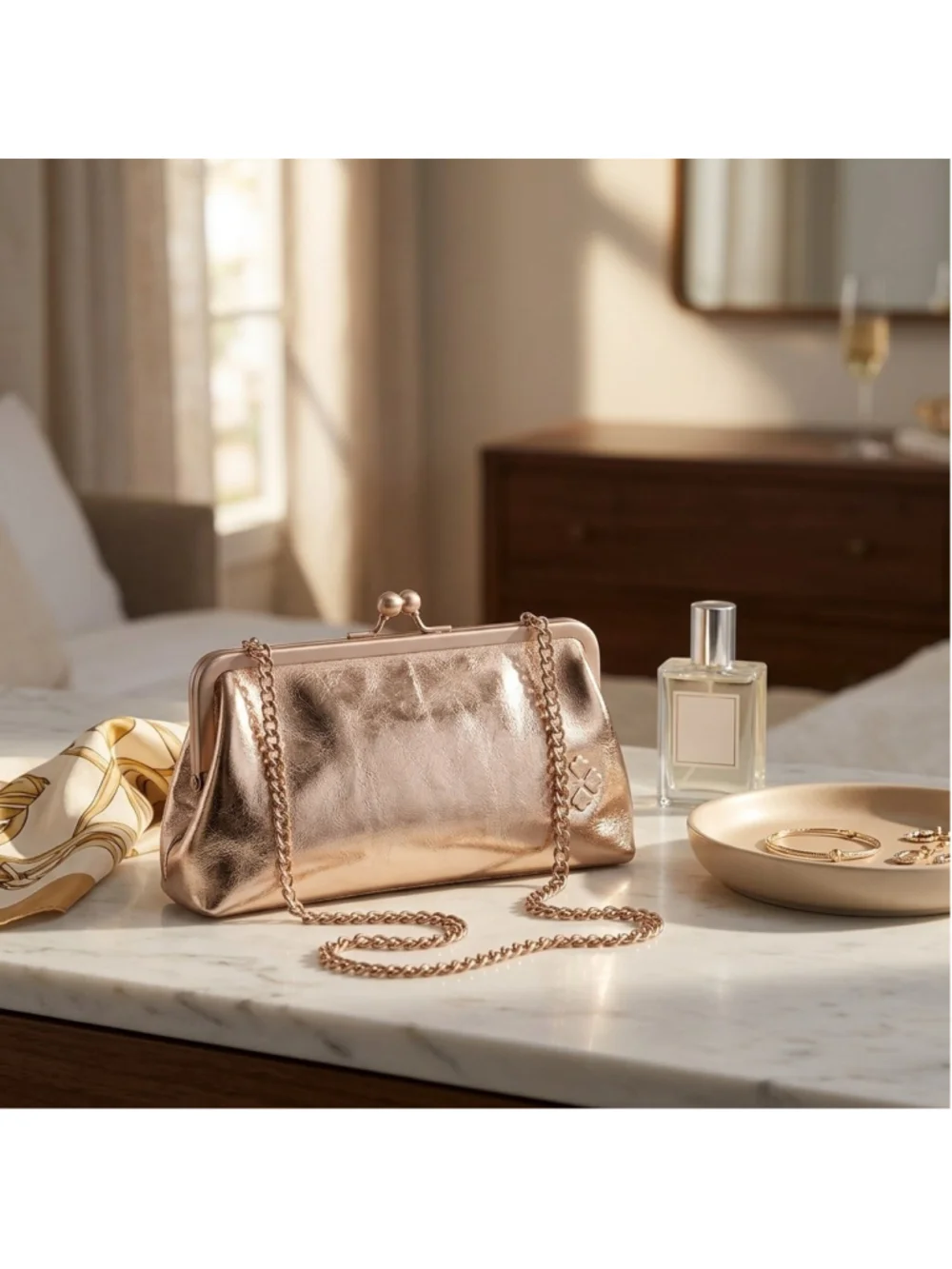 Patricia Nash Mini Potenaz Crossbody - Vintage Distressed Metallic